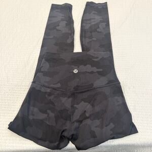 Lululemon align leggings black camo 0 women